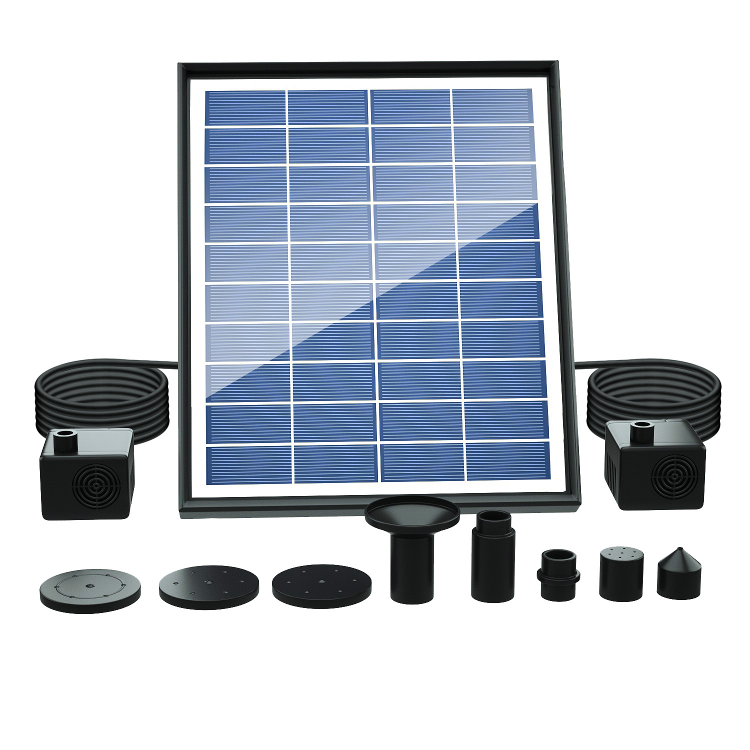 Solar Water Pump - Solar Fountain, Solar Powered Bird Bath