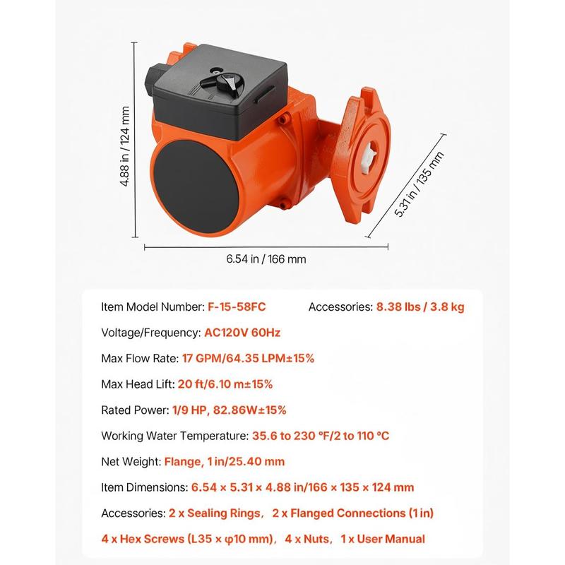 Cast Iron Circulating Water Pu - Solar Water Pump avis et prix