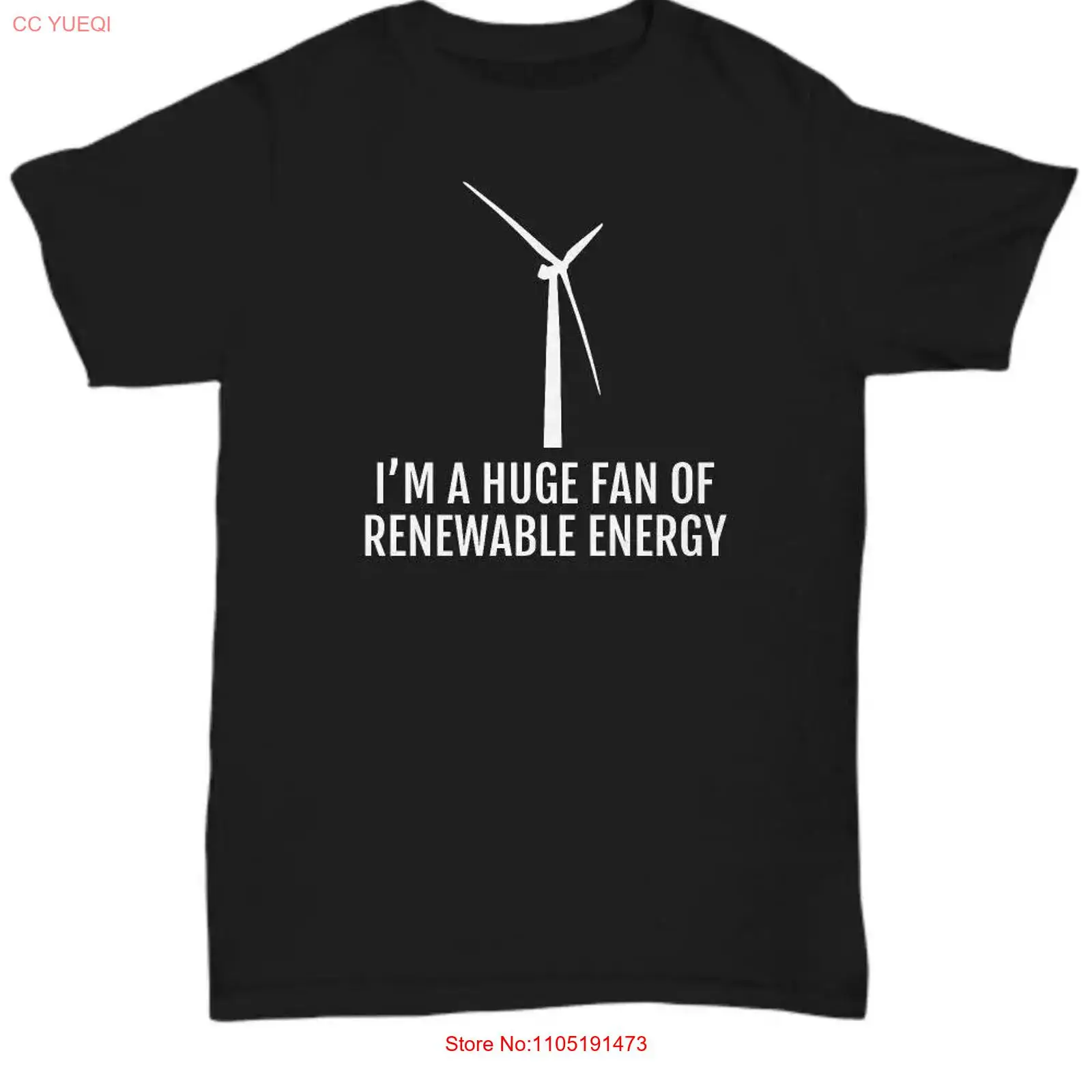 Wind Energy T Shirt Clean Clim - Renewable Energy Global avis et prix