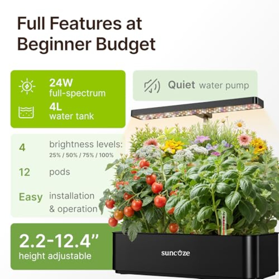 Hydroponics Growing System Kit - Solar Water Pump avis et prix