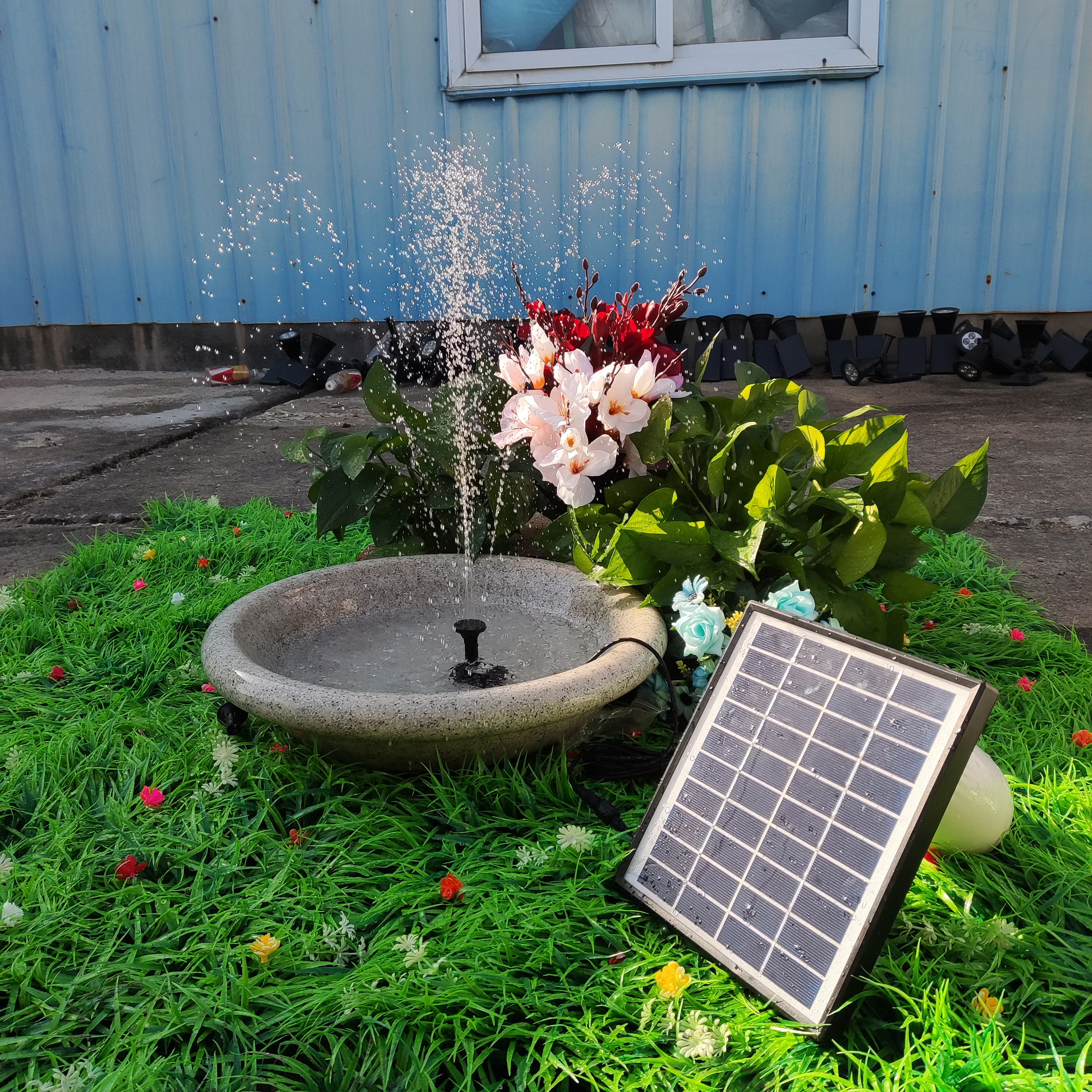 Solar Fountain, Solar Powered  - Solar Water Pump avis et prix