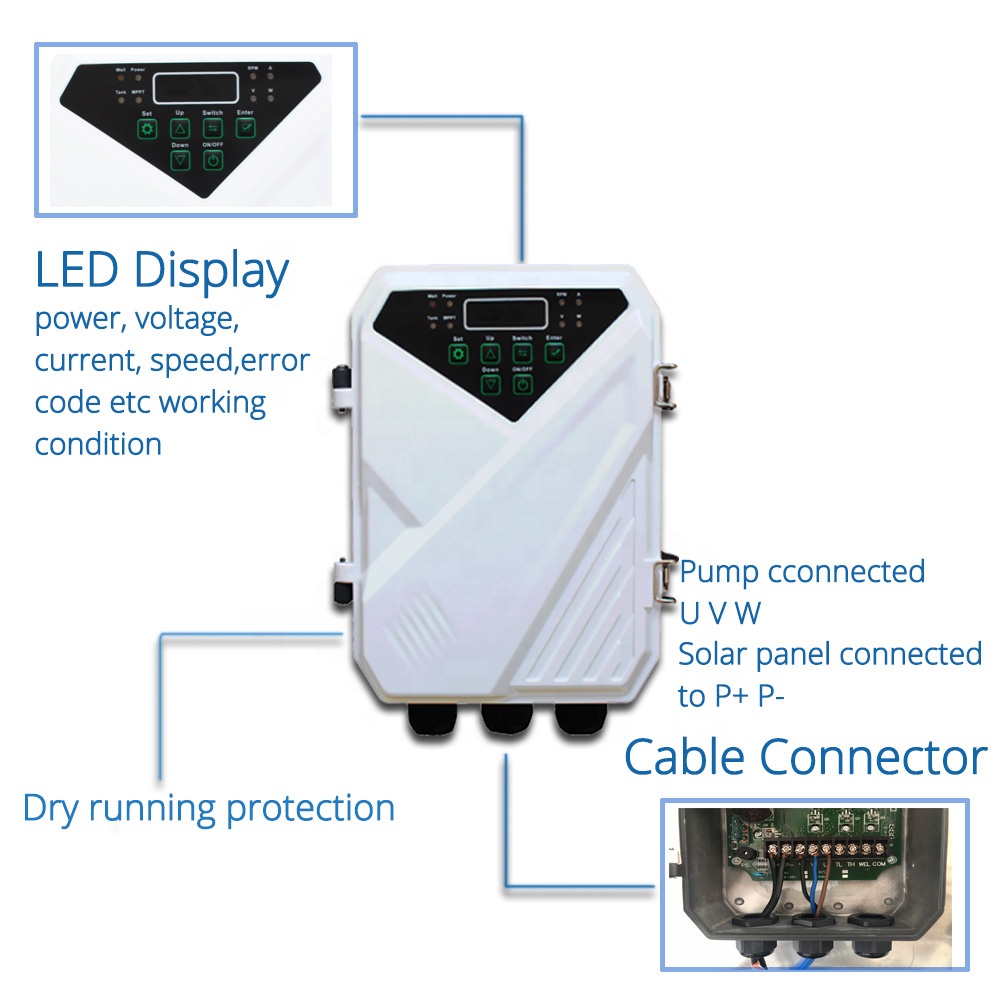 Dc High Pressure 48v 120m Deep - Solar Water Pump avis et prix