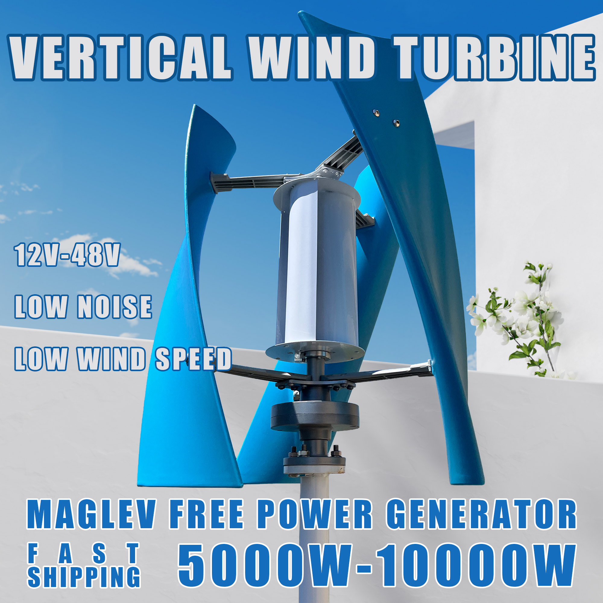 5KW 6KW 8KW 10KW 12/24/48V Win - Wind Solar Hybrid Kit avis et prix