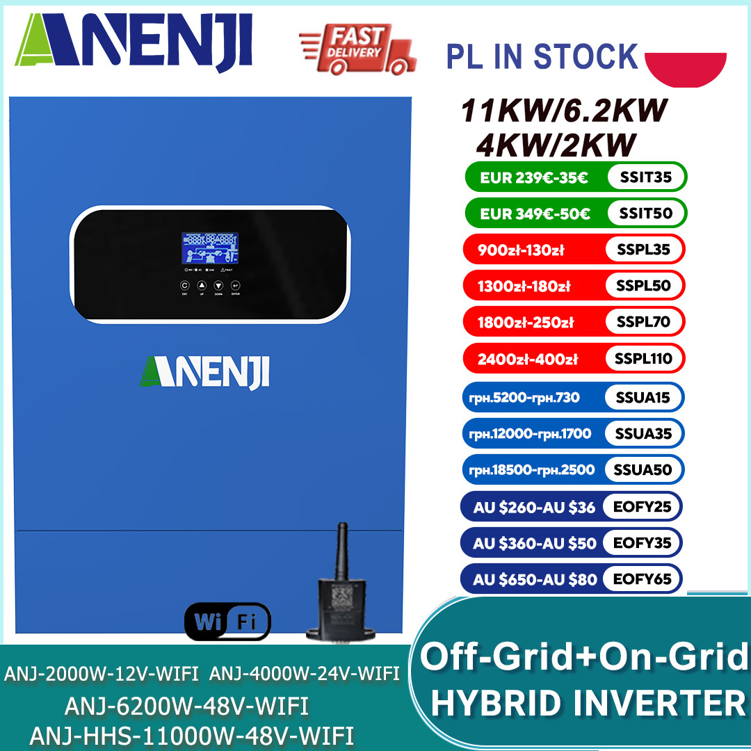 11KW 6.2KW 5KW 4KW 2KW Hybrid  - Flexible Solar Panel avis et prix