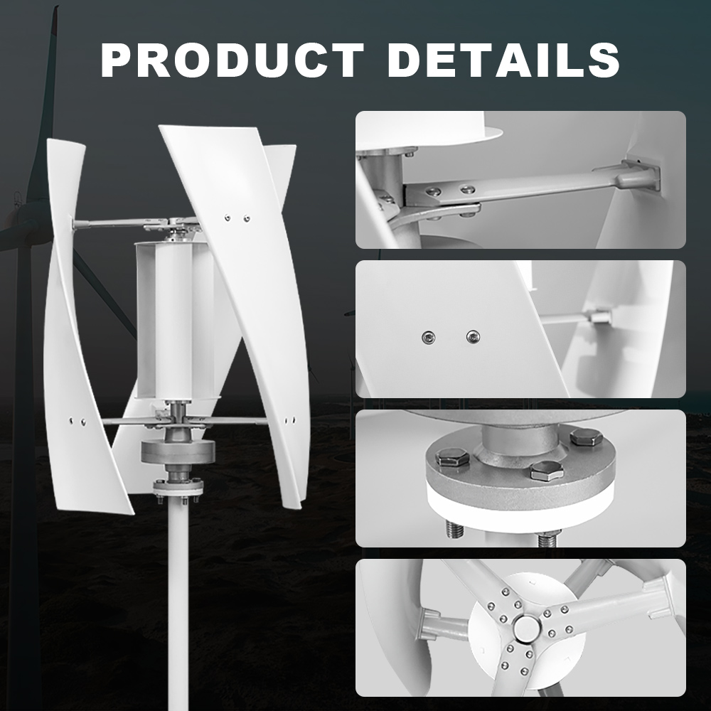 2000W 2KW Vertical Axis Wind T - Wind Solar Hybrid Kit avis et prix
