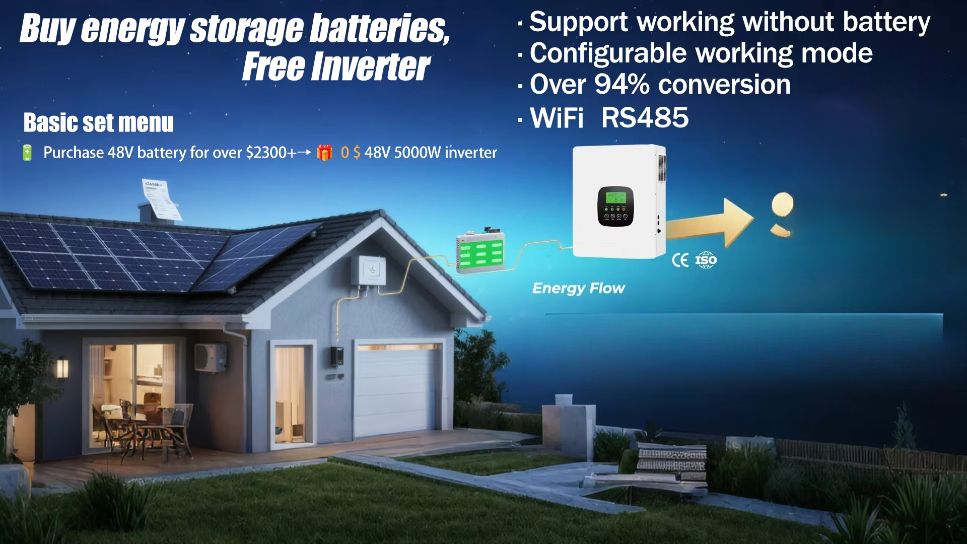 Hybrid Solar Energy Power Syst - Wind Solar Hybrid Kit avis et prix