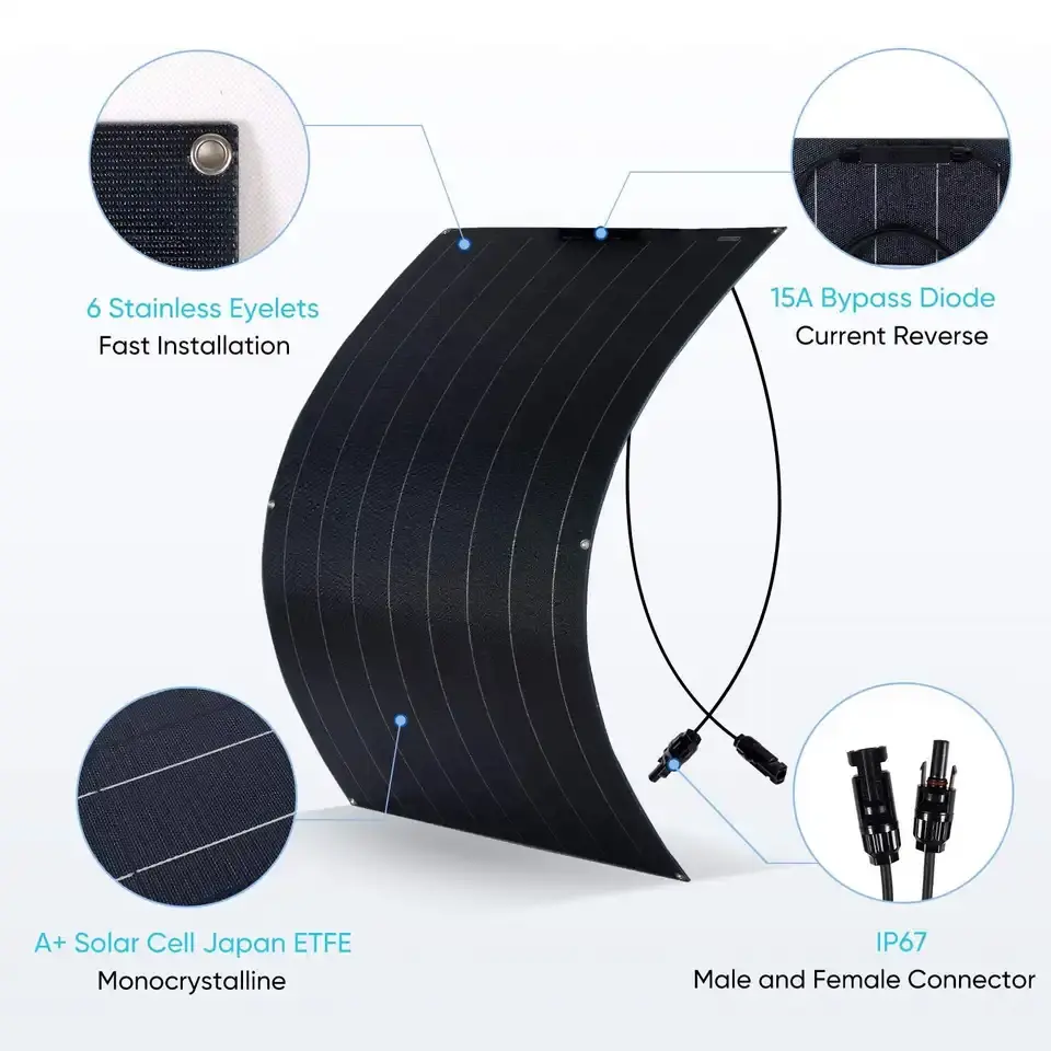 430W Monocrystalline Silicon F - Flexible Solar Panel avis et prix