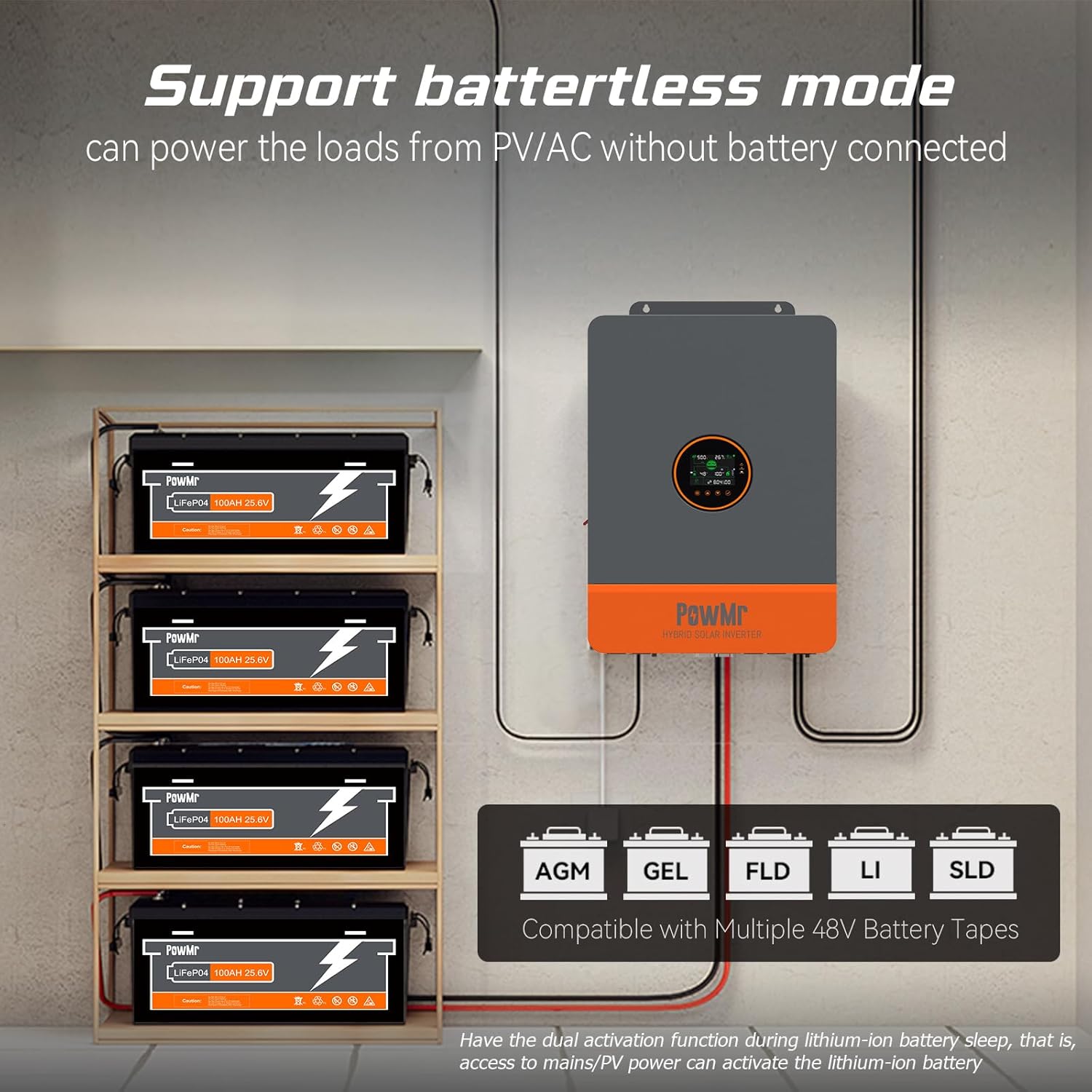 PowMr 12KW 10KW Split Phase In - Flexible Solar Panel avis et prix