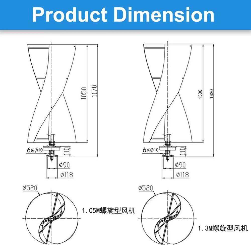 China Deliver 3KW 5KW Vertical - Wind Solar Hybrid Kit avis et prix