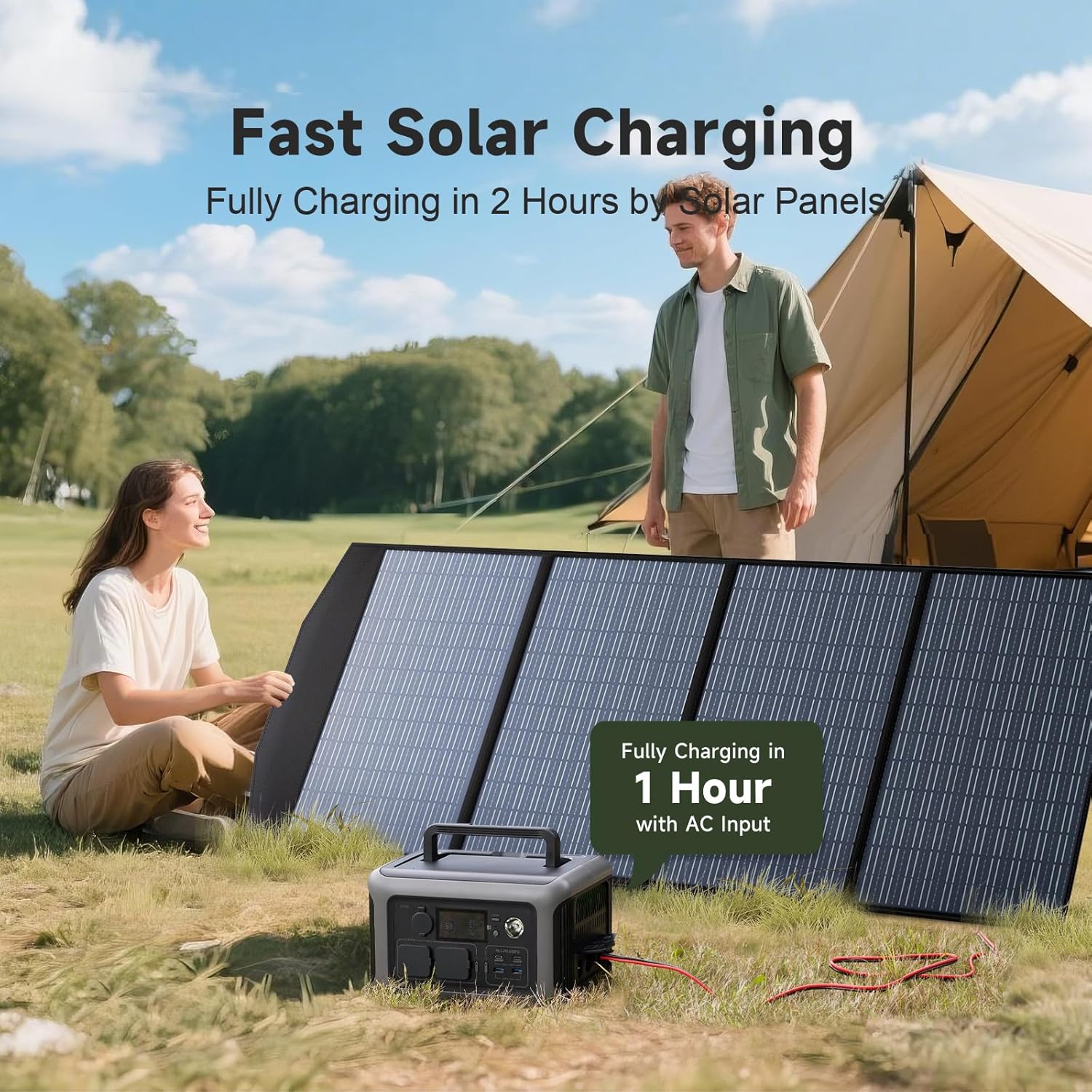 ALLPOWERS R600 299Wh 600W LiFe - Flexible Solar Panel avis et prix