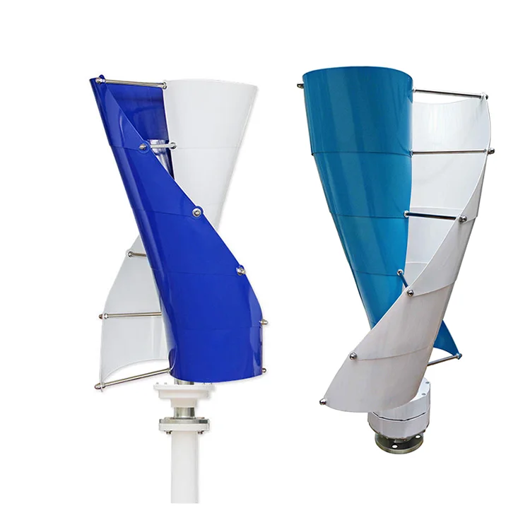 Practical 10kw Spiral Vertical - Wind Turbine Generator avis et prix