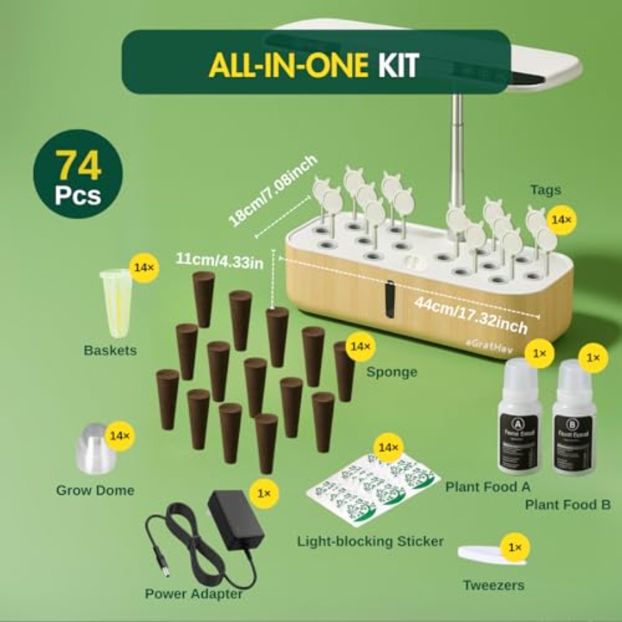 Hydroponics Growing System Kit - Solar Water Pump avis et prix