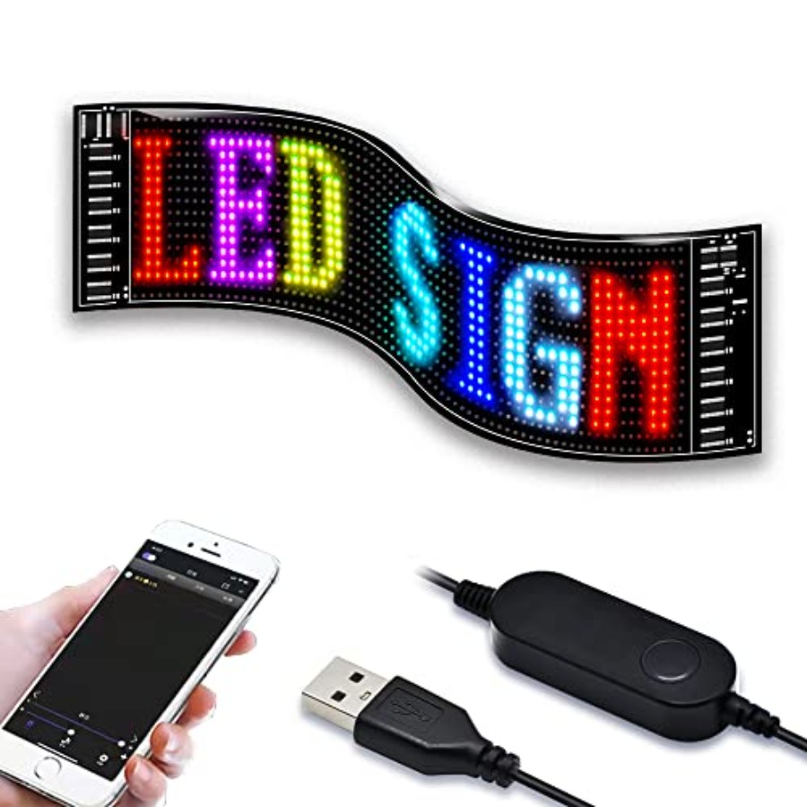 LED Matrix Panel Bluetooth APP - Flexible Solar Panel avis et prix